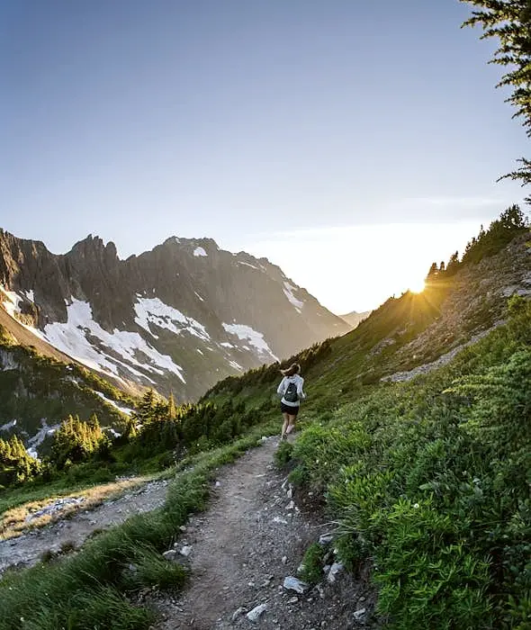 Patient on a trail ascent