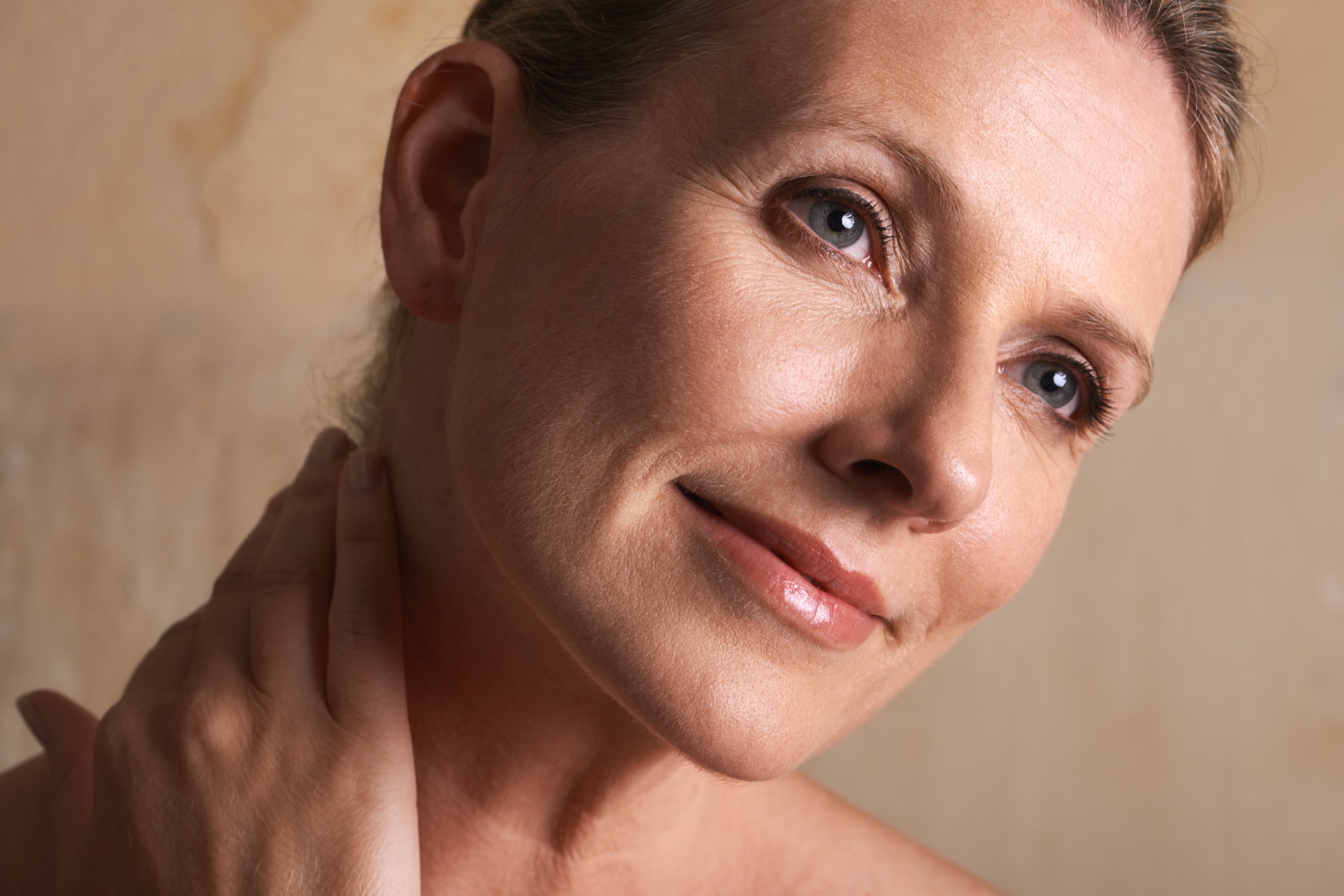 Portrait of a woman in warm natural light
